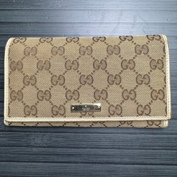 Gucci GG Canvas 2 Tone Organizer - Picture 1 of 6